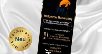 eCard Halloween Party Werwolf